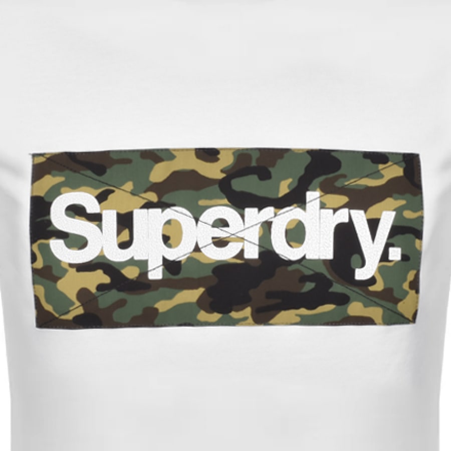Alternative Image for ProductSuperdry Short Sleeved Camo T Shirt White3